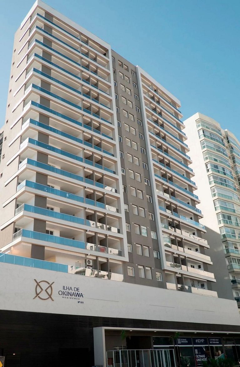 Apto 2 qtos novo na quadra do mar - Conforto e Praticidade