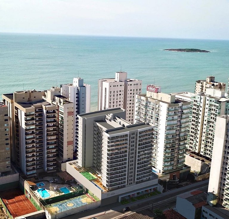 Apto 2 qtos novo na quadra do mar - Conforto e Praticidade