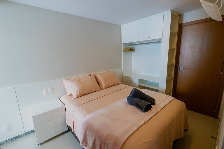 2 qtos Novíssimo na Quadra do Mar