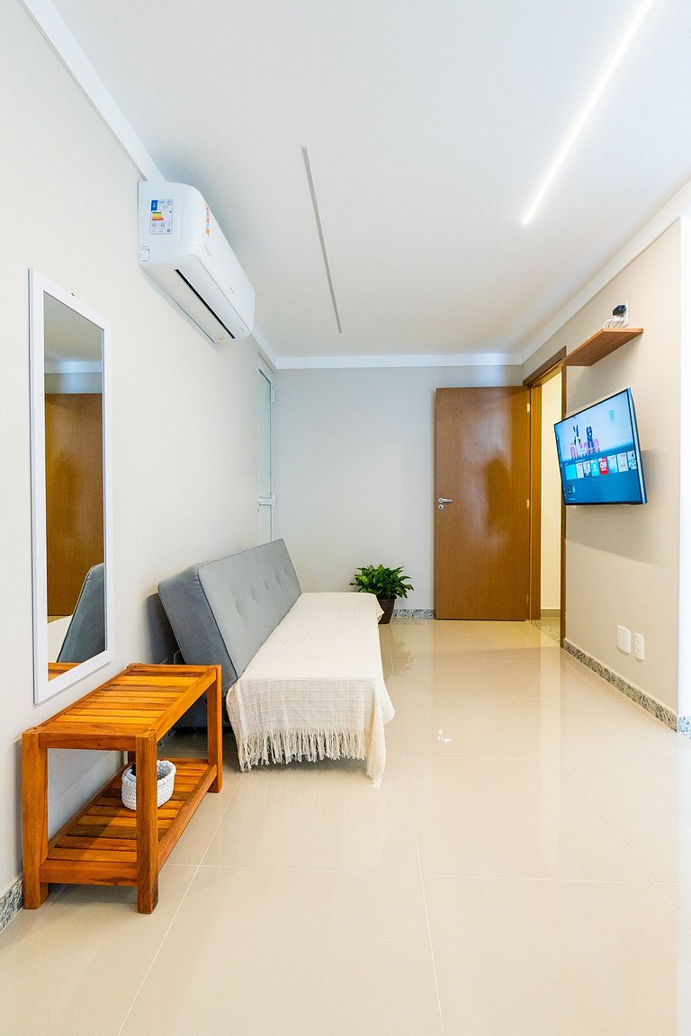 2 qtos Novíssimo na Quadra do Mar