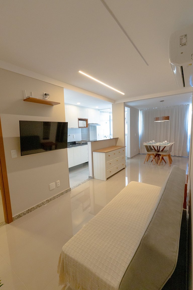 2 qtos Novíssimo na Quadra do Mar