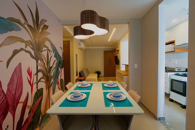 2 qtos Novíssimo na Quadra do Mar