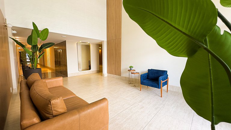 2 qtos Novíssimo na Quadra do Mar