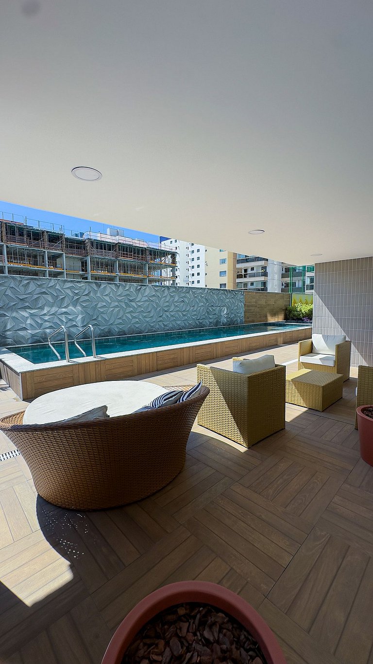 2 qtos Novíssimo na Quadra do Mar