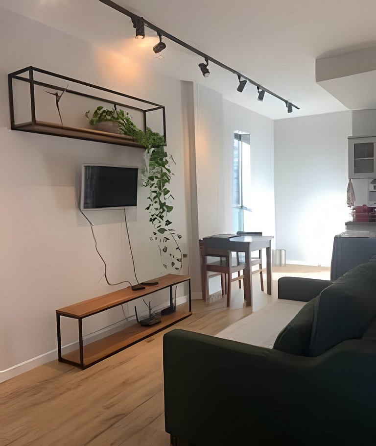 Loft na quadra do mar