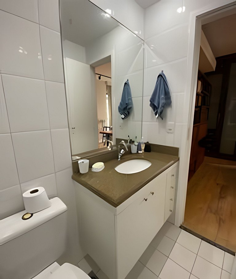 Loft na quadra do mar