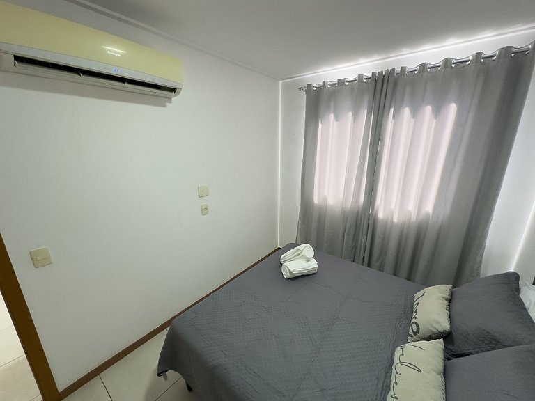 Apê com linda vista para o mar