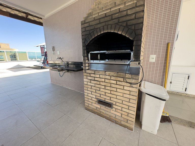 Apê com linda vista para o mar