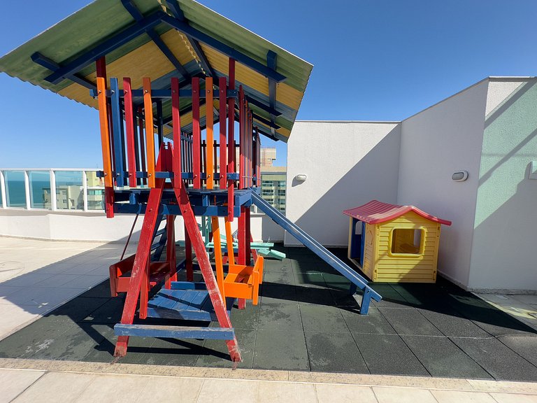 Apê com linda vista para o mar