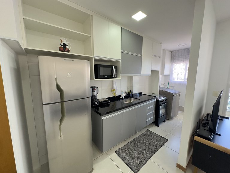 Apê com linda vista para o mar