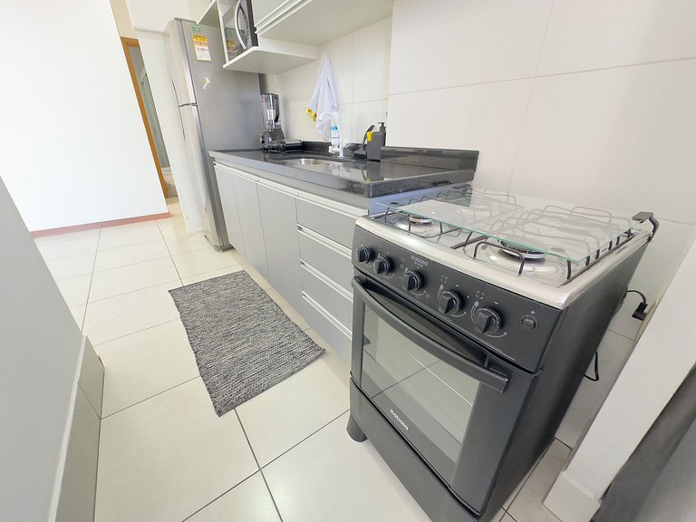 Apê com linda vista para o mar