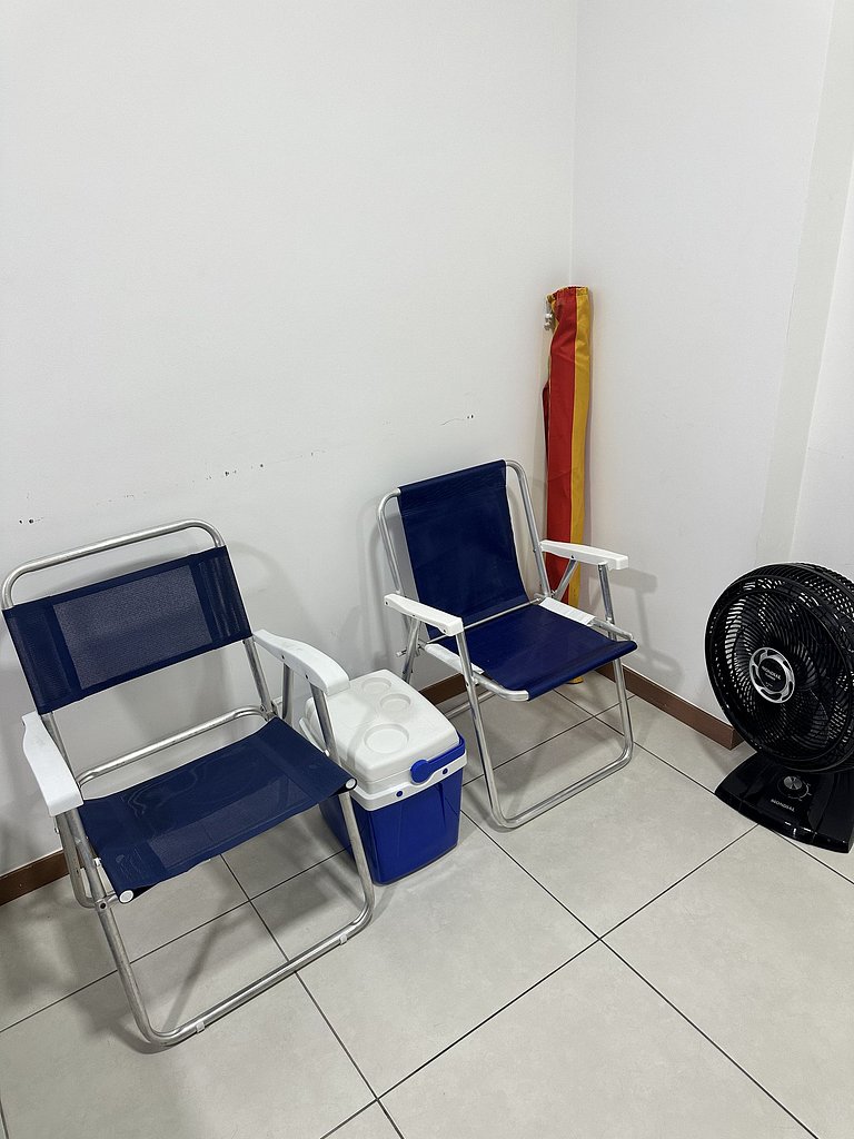 Apê com linda vista para o mar