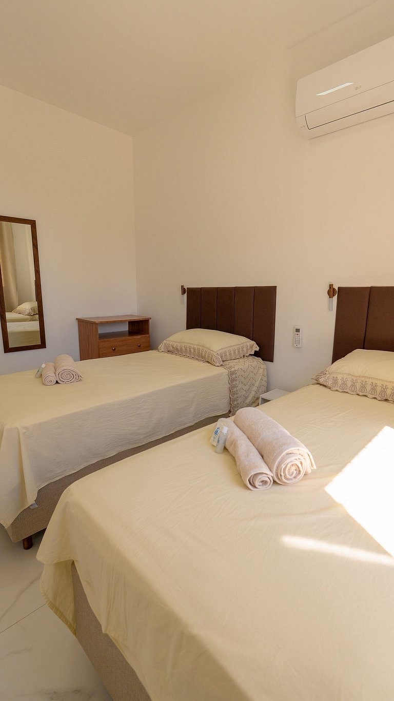 2Q Conforto e Aconchego a poucos metros da Praia