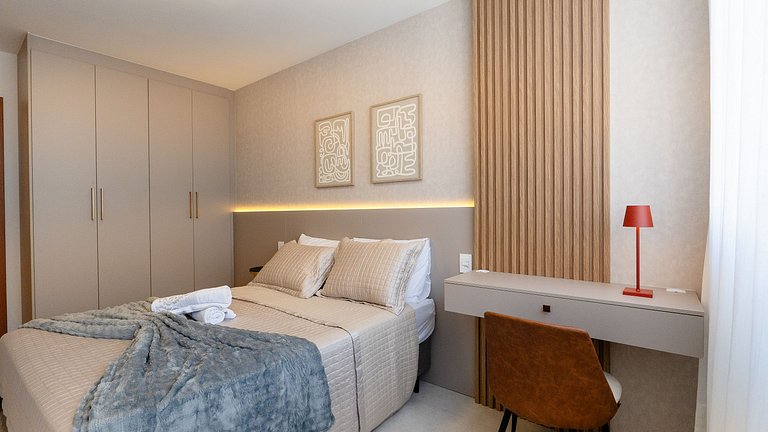 2Q Conforto e modernidade a poucos metros do mar