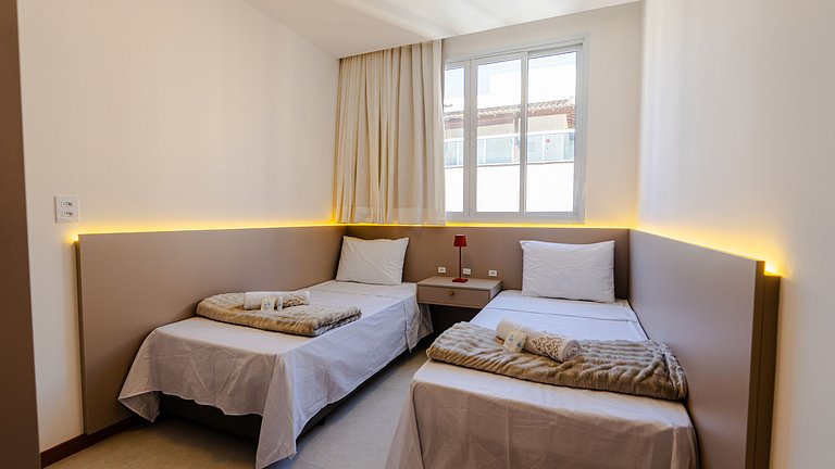 2Q Conforto e modernidade a poucos metros do mar