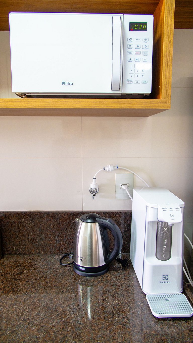 Apto Equipado|Ar Todos os Ambientes|Perto da Praia