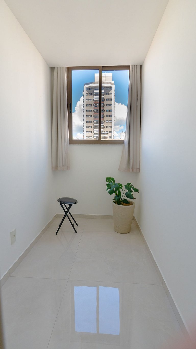 Apto Equipado|Ar Todos os Ambientes|Perto da Praia