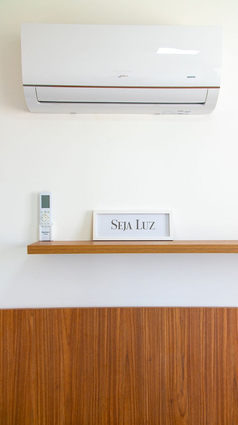 Apto Equipado|Ar Todos os Ambientes|Perto da Praia