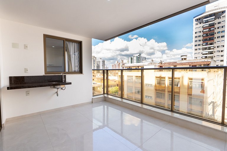 Apto Equipado|Ar Todos os Ambientes|Perto da Praia