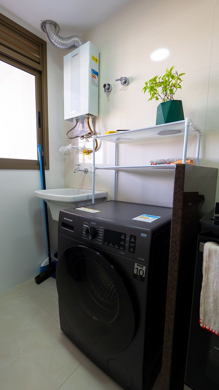 Apto Equipado|Ar Todos os Ambientes|Perto da Praia