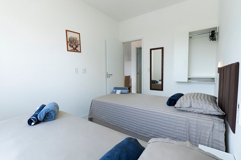 2Q Conforto e Aconchego a poucos metros da Praia