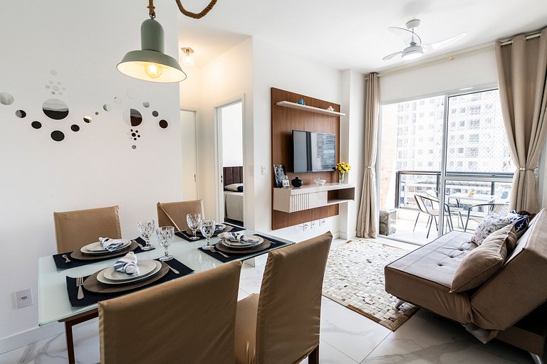 2Q Conforto e Aconchego a poucos metros da Praia