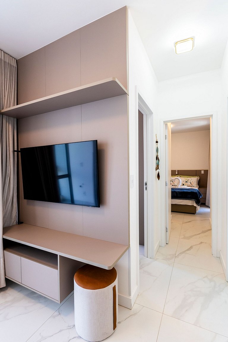 2 quartos a poucos metros da Praia