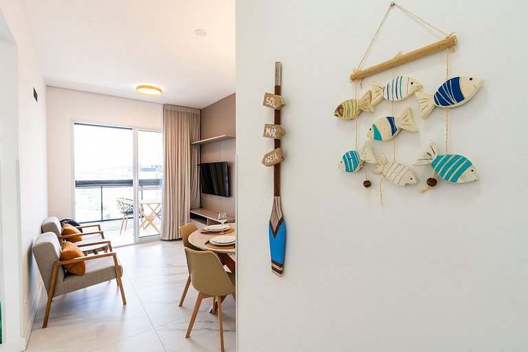 2 quartos a poucos metros da Praia