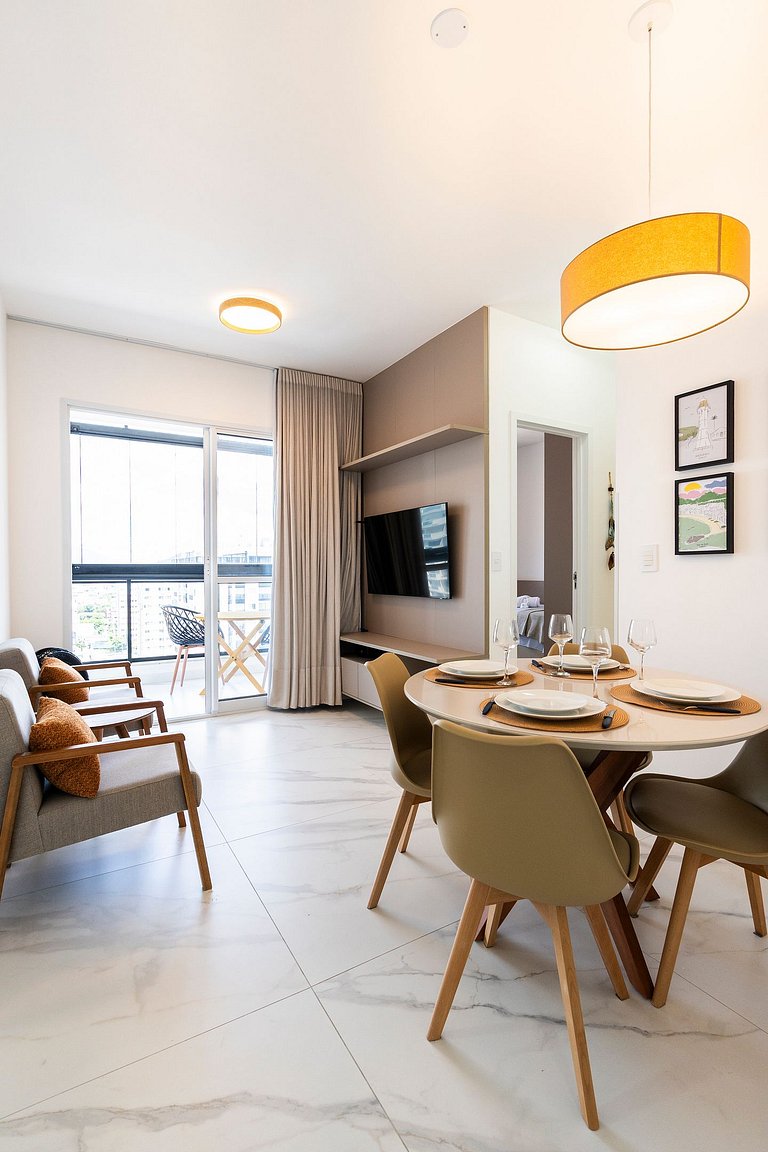 2 quartos a poucos metros da Praia