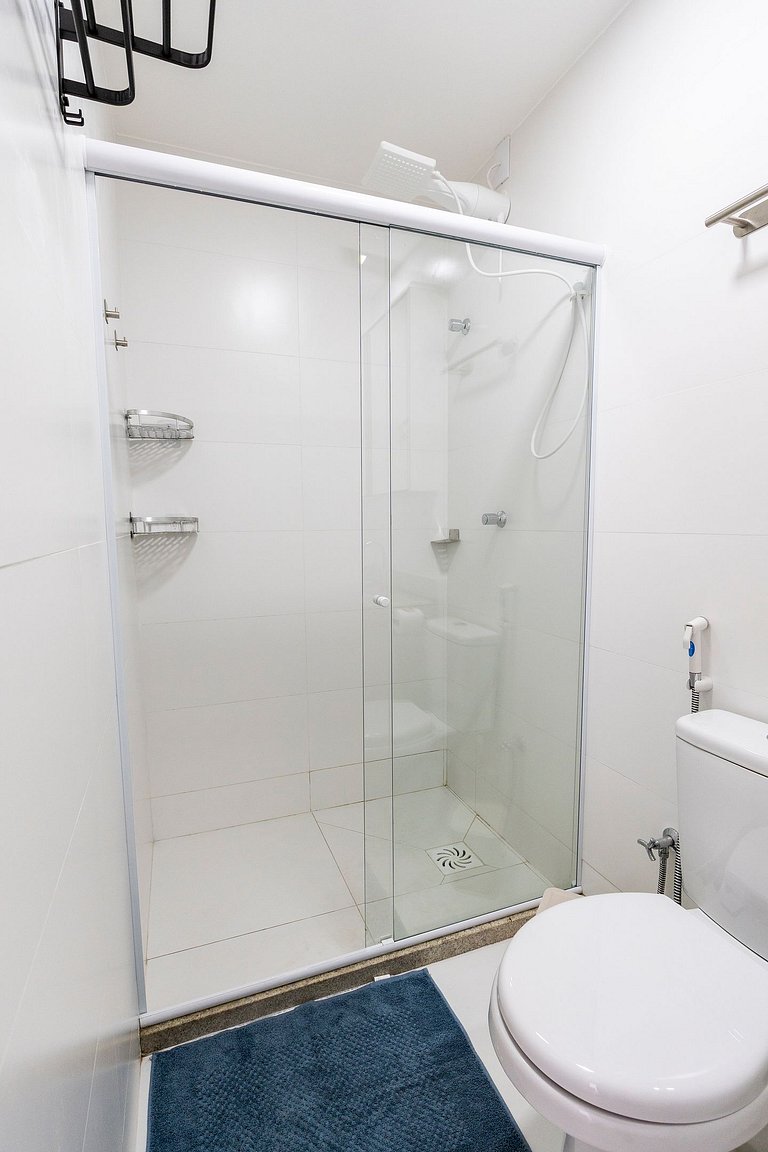 2 quartos a poucos metros da Praia