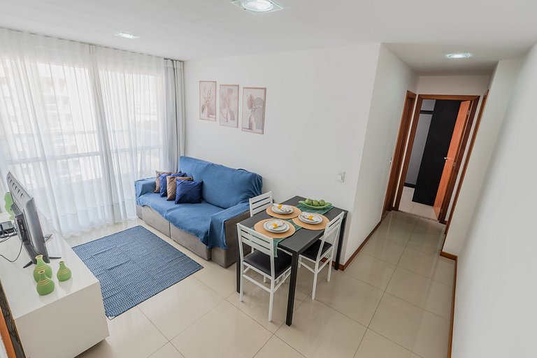 Apto 1 Qto Premium | Amplo, Planejado e com Suíte