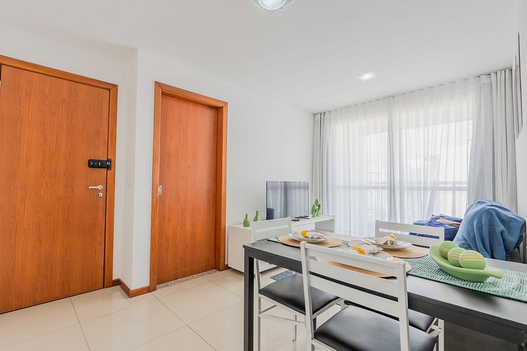 Apto 1 Qto Premium | Amplo, Planejado e com Suíte