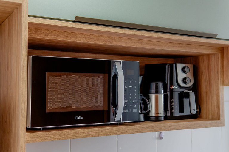 Apto 1 Qto Premium | Amplo, Planejado e com Suíte