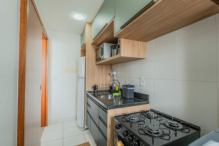 Apto 1 Qto Premium | Amplo, Planejado e com Suíte