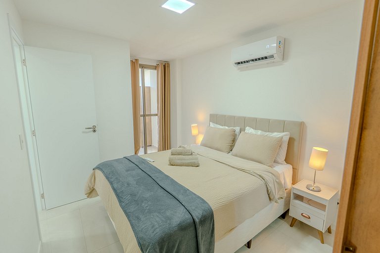 Apto Confortável | Ótima Localização | Praia 2min