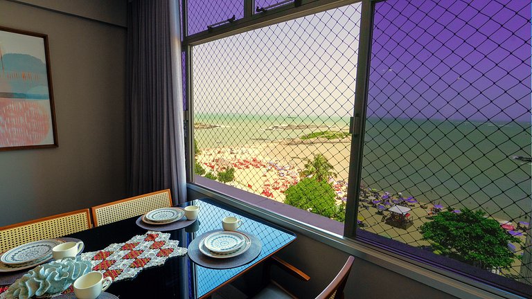 Frente Mar com Vista Espetacular