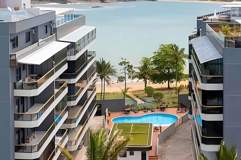 Pé na areia em Peracanga