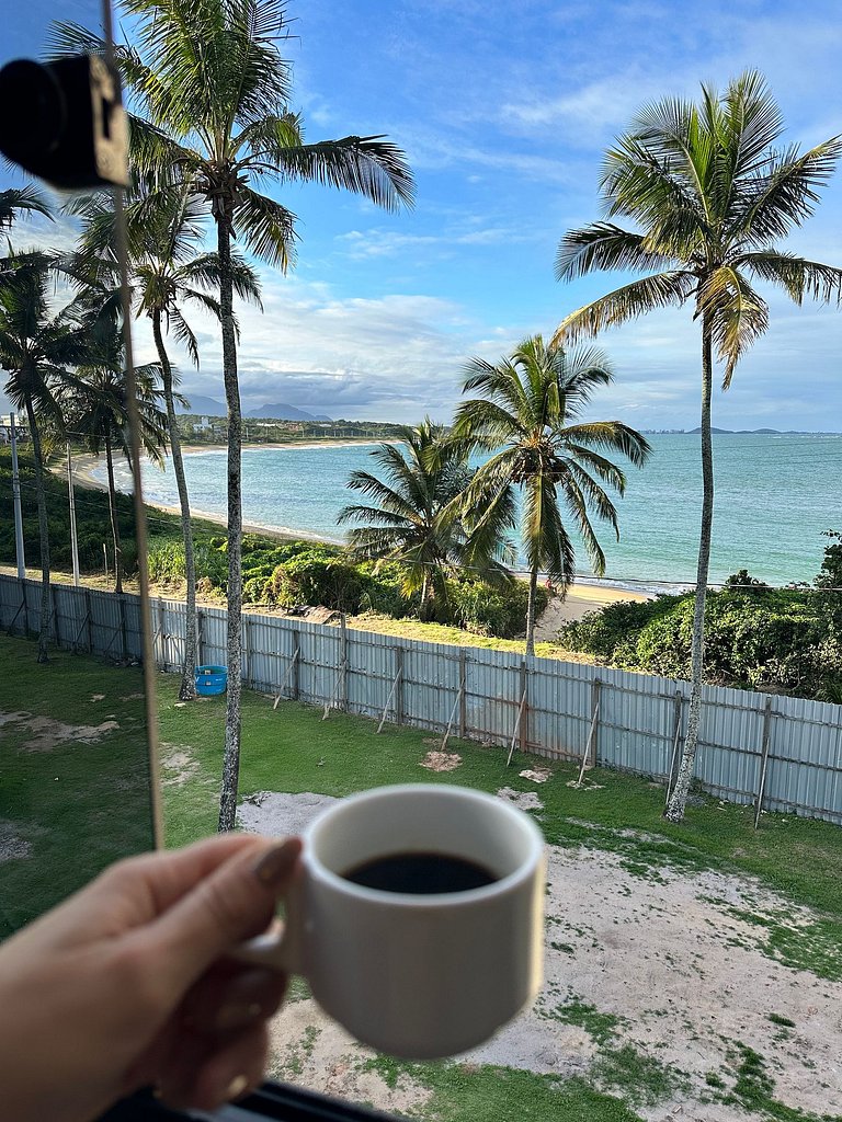 Pé na areia em Peracanga