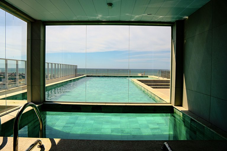 Luxo e Conforto na Quadra do Mar Peracanga 3 Qtos